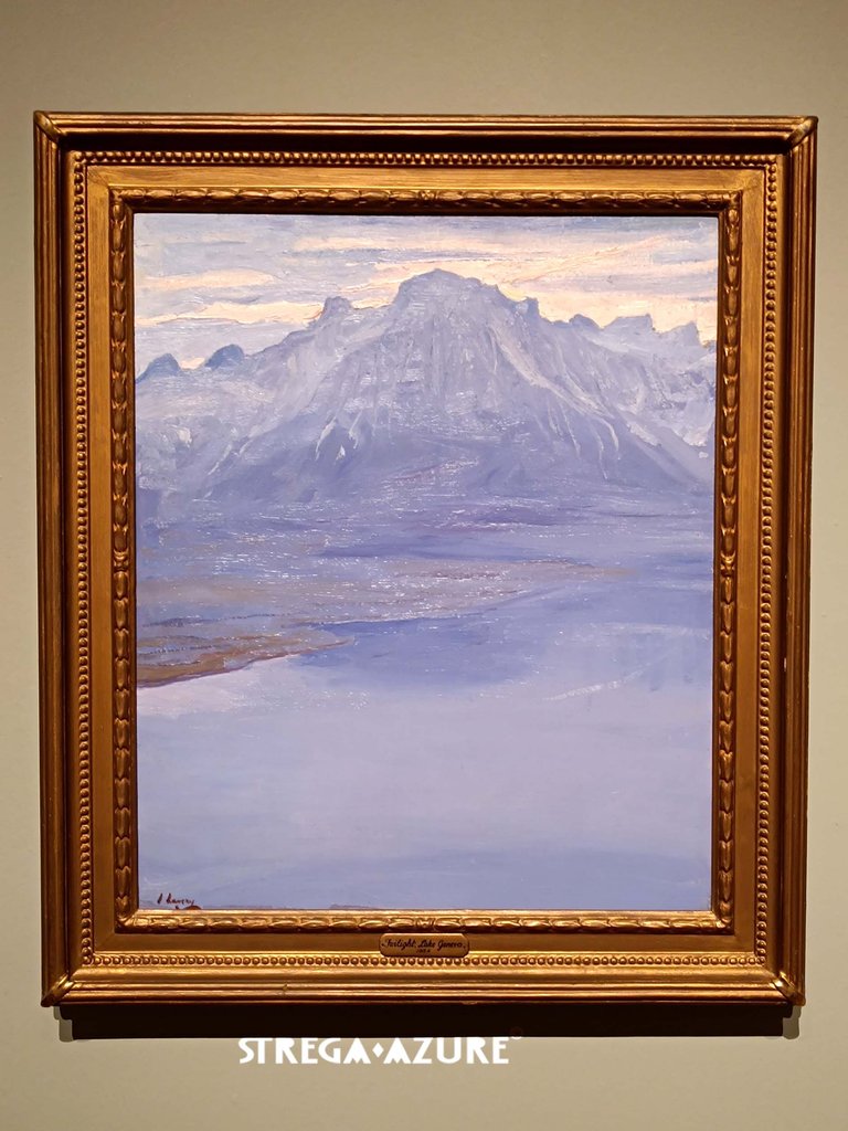 46. Twilight, Lake Geneva, 1914 - 25, oil on board, Ulster Museum, National Museums NI.jpg