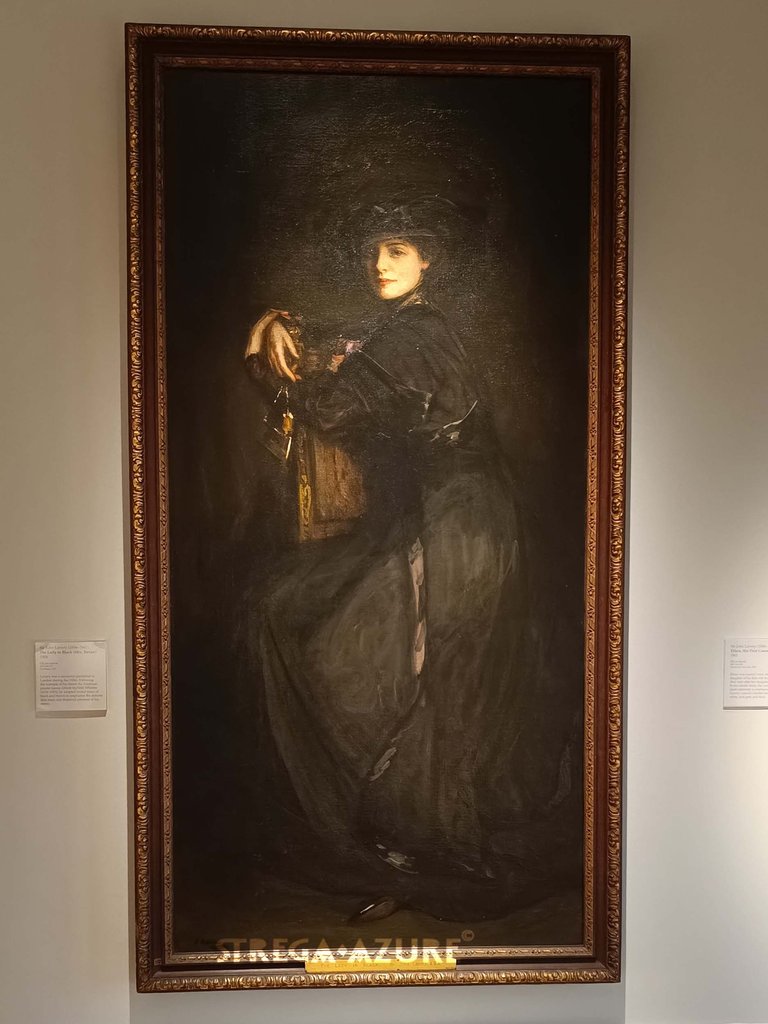 22.Sir John Lavery (1856-1941) 'The Lady in Black(Mrs. Trevor)', 1908 oil on canvas.jpg