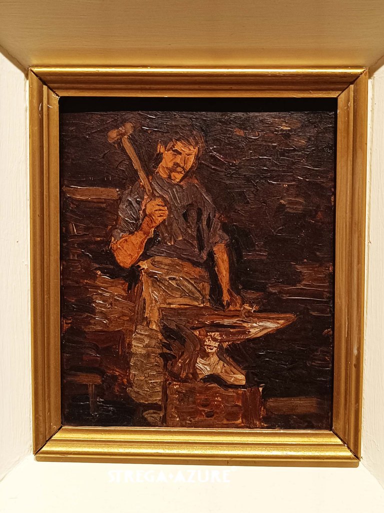 12.Paul Henry (1876 - 1958) The Blacksmith (1910 - 13) oil on panel_2.jpg