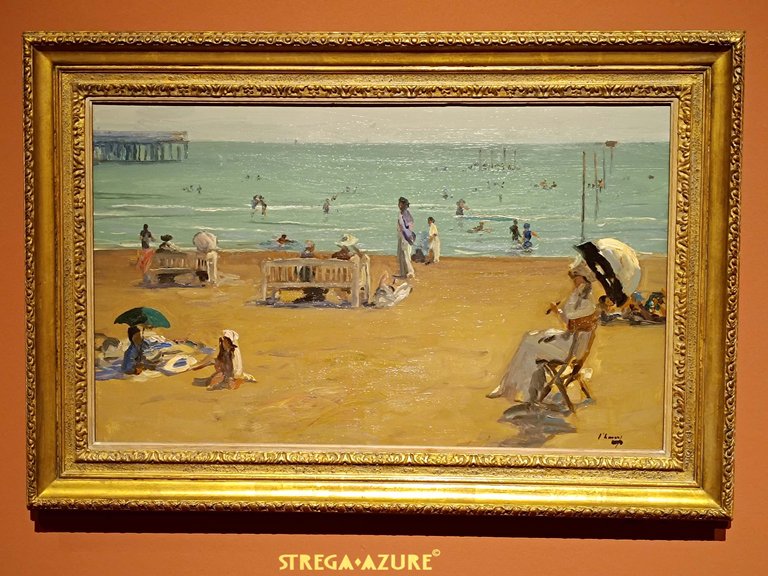 34. The Bathing Hour, the Lido, Venice, 1912, oil on canvas, private collection.jpg