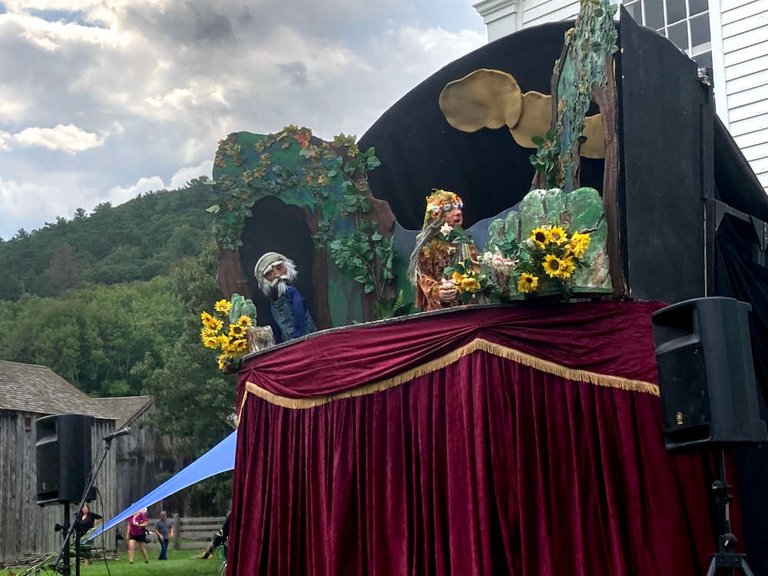 This puppet play about Mother Nature evoked the folk tales of the Appalachians. The Cooperstown area at the top of the Susquehanna valley is definitely related to the Appalachians, even though the hills here are too far north to be part of the mountain range.