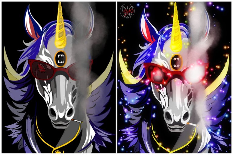 splinterlands Art Contest corrupted Pegasus 2.jpg