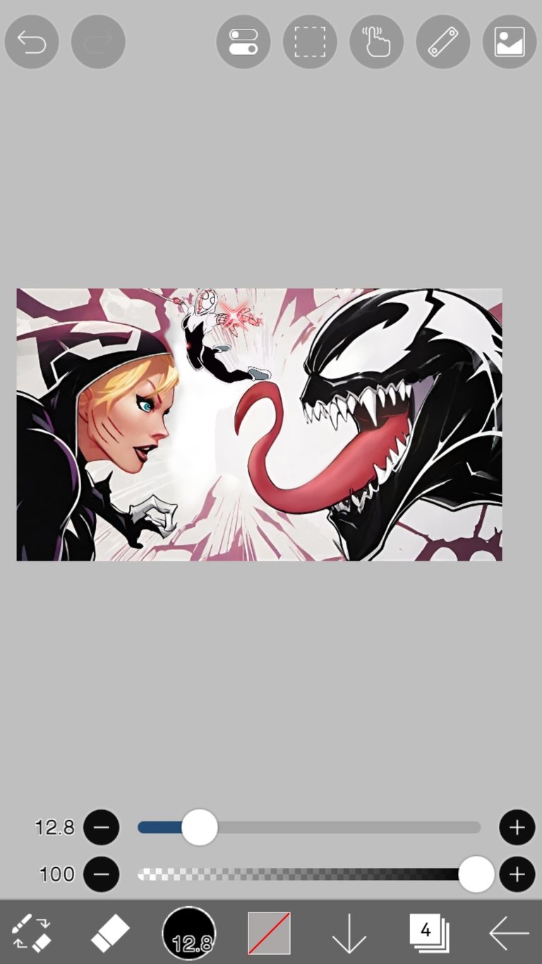 Venom Spider Gwen Fanart AI Drawing 3.jpg