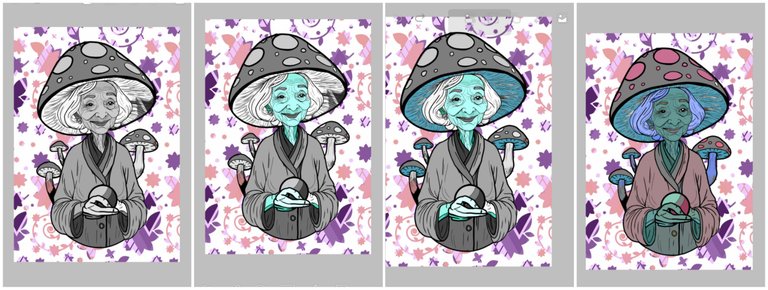 splinterlands fanart dark Arborist as granny 5.jpg