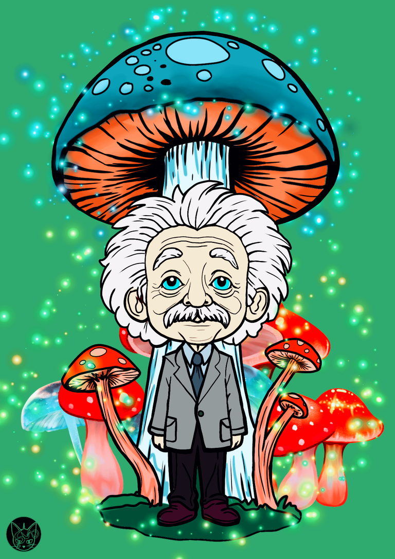 splinterlands fanart the wizard of Eastwood is Albert Einstein einstein 4.png