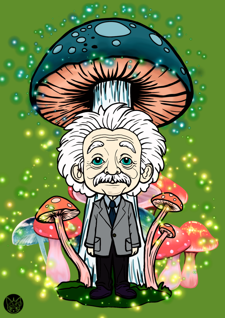 splinterlands fanart the wizard of Eastwood is Albert Einstein einstein 3.png