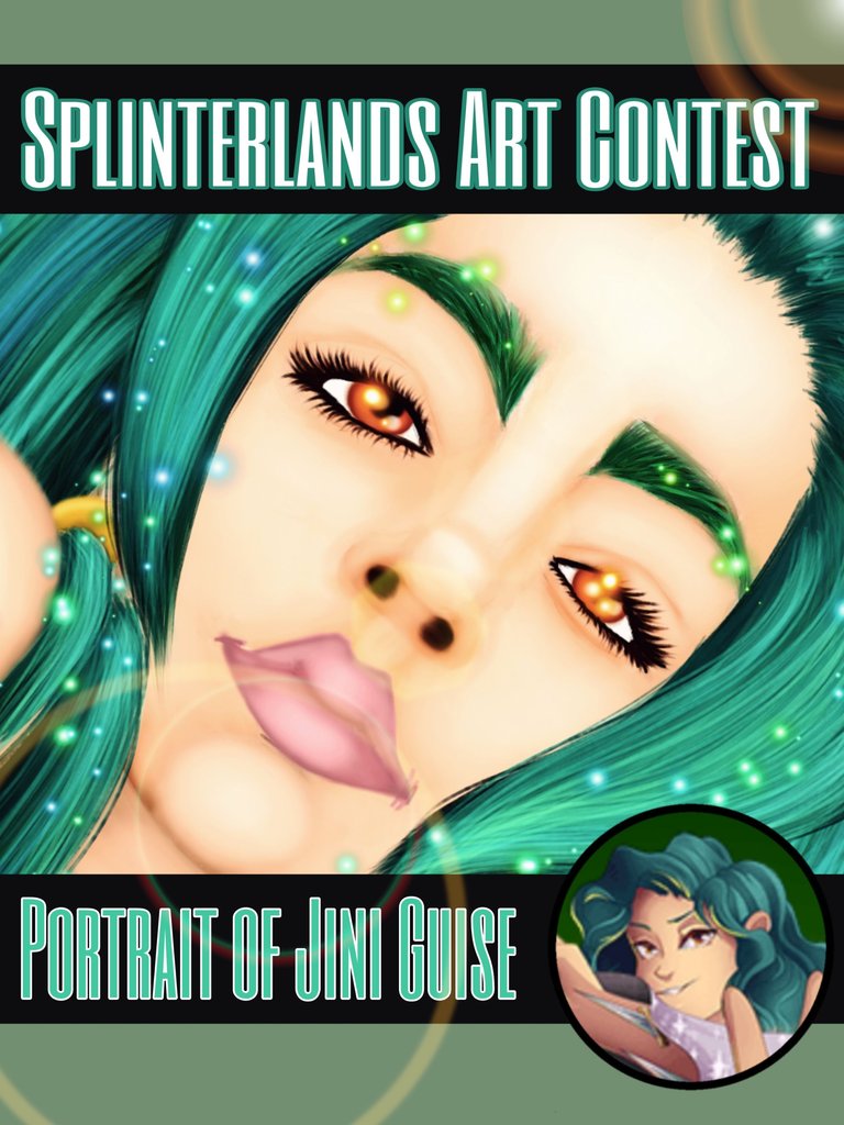splinterlands fanart Portrait of Jini Guise thumbnail.jpg