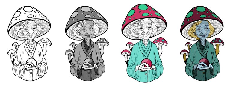splinterlands fanart dark Arborist as granny 3.jpg