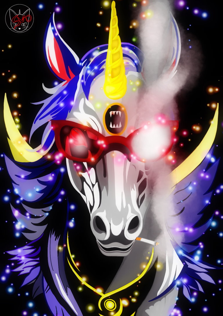 splinterlands Art Contest corrupted Pegasus.png