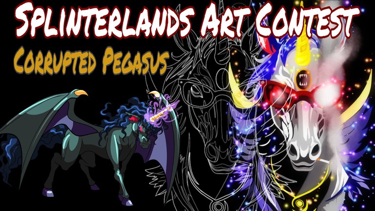 splinterlands Art Contest corrupted Pegasus thumbnail.jpg