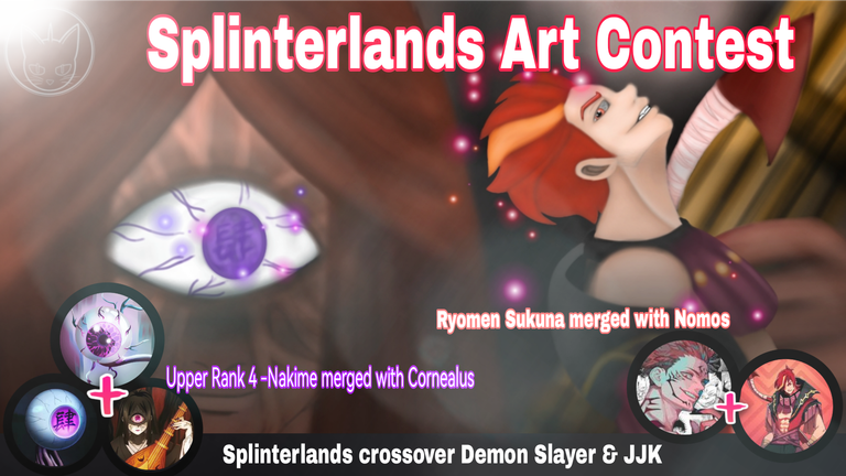 splinterlands Art Contest crossover with jjk and ds Cornealus and Nomos thumbnail.png