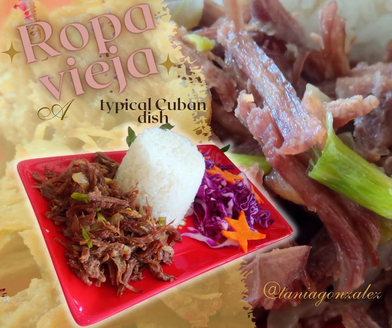 [ENG/ESP] Ropa vieja, a typical Cuban dish.