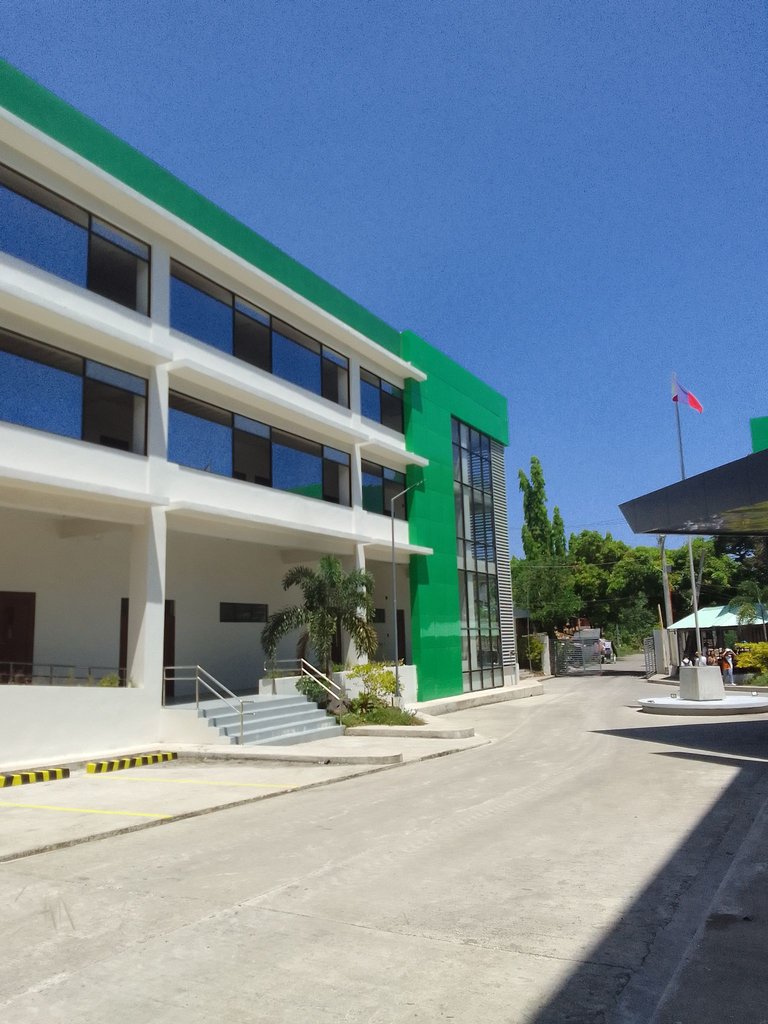 Front View of the New Department Building