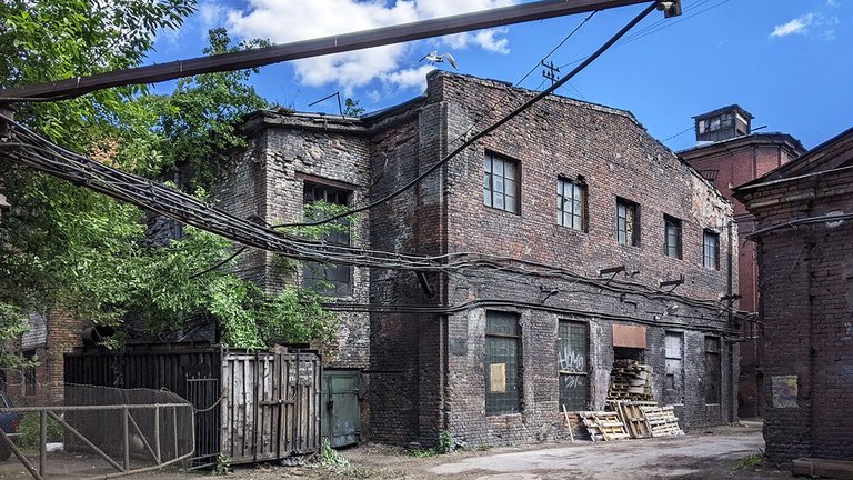 The Red Triangle factory 