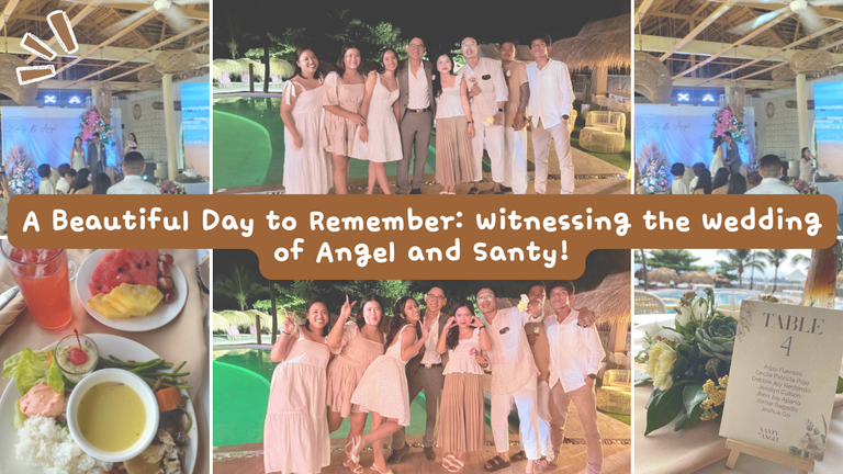 A Beautiful Day to Remember: Witnessing the Wedding of Angel and Santy!