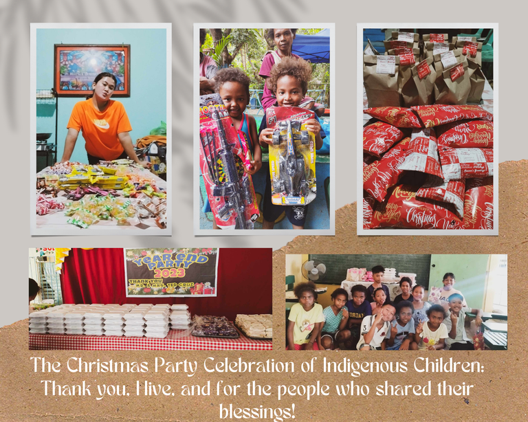 The Christmas Party Celebration of Indigenous Children: Thank you, Hive, and for the people who shared their blessings!