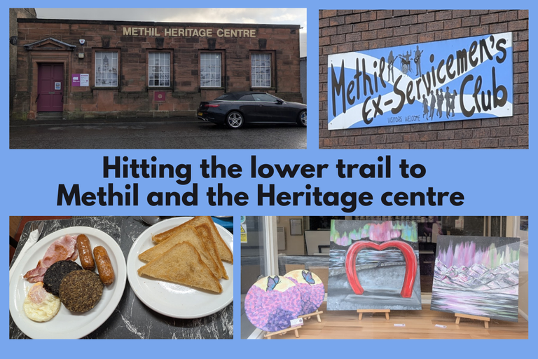 Hitting the lower trail to Methil and the Heritage centre