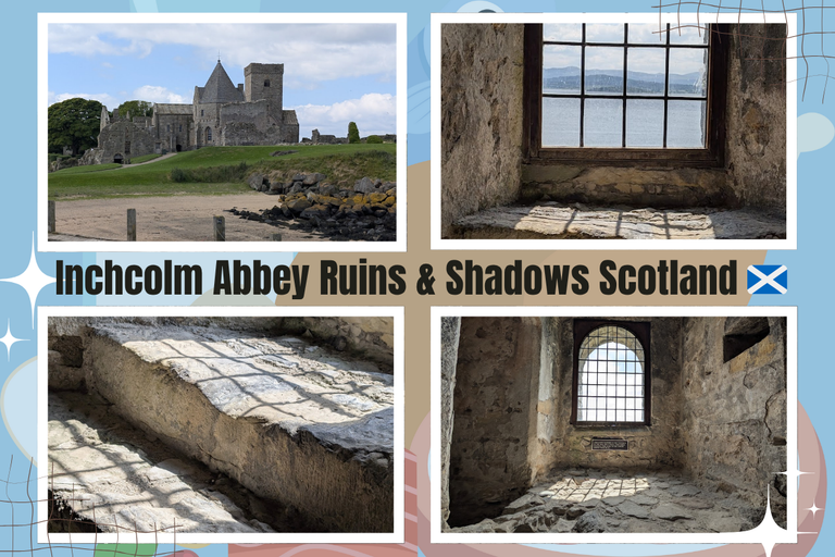 Inchcolm Abbey smash in Inchcolm island Scotland