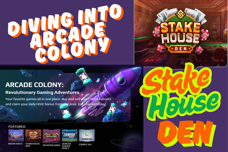 Diving into Arcade Colony with Stake House Den