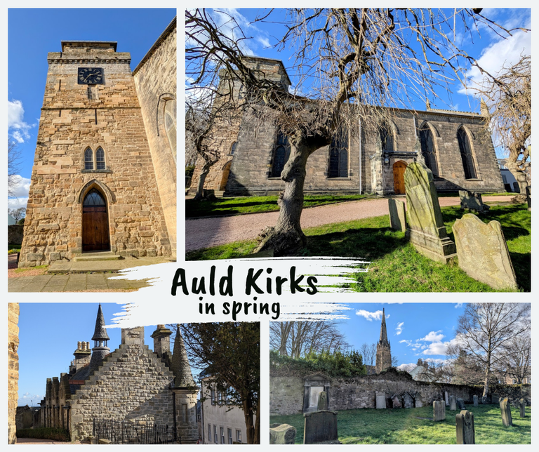 Auld Kirkcaldy Kirks in spring