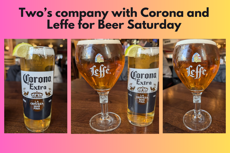 Two’s company with Corona and Leffe for Beer Saturday