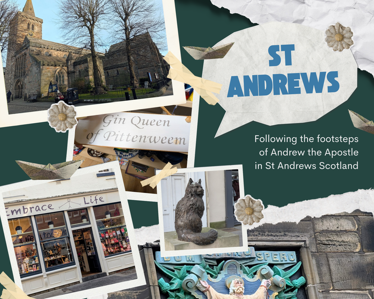 Following the footsteps of Andrew the Apostle in St Andrews Scotland