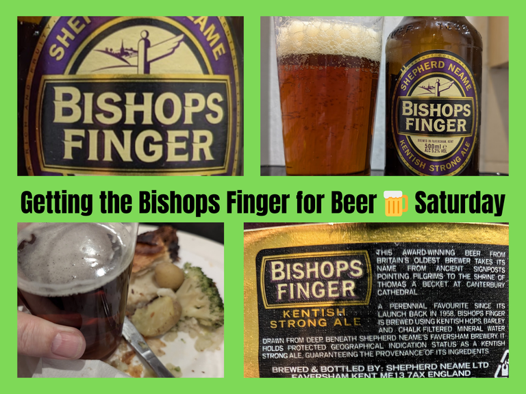 Getting the Bishops Finger for Beer 🍺 Saturday