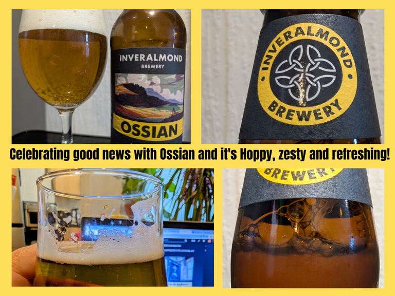 Celebrating good news with Ossian and it's Hoppy, zesty and refreshing! .png