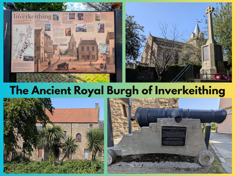 The Ancient Royal Burgh of Inverkeithing in Scotland