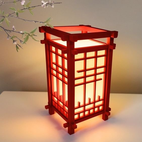 Japanese Lantern Shoji Style Desk Lamp Japanese Decor Japanese Home Decor Japanese Room Decor Japanese Pagoda Shoji Lantern - Etsy.jpeg