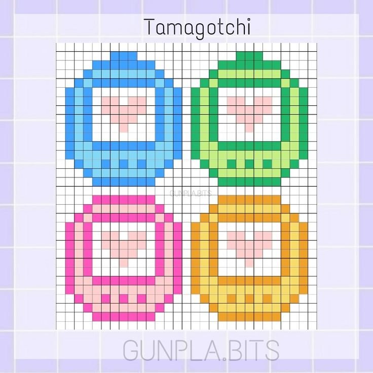 Tamagotchi _ hamabead _ hamabeads.jpeg