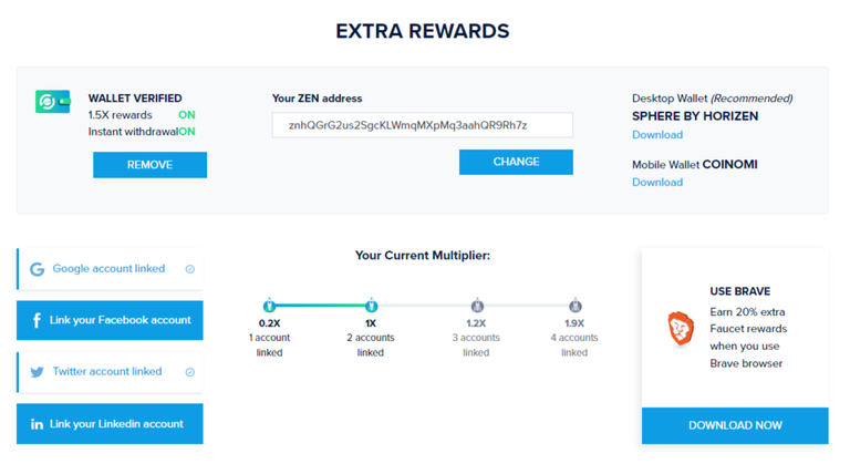 Horizen Wallet Screenshot- Hive Post.png