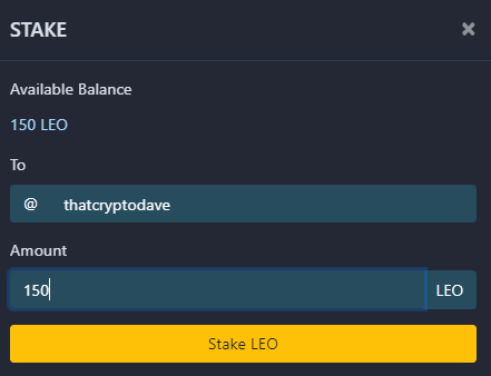 Staking LEO Tokens on LPUD- LeoFinance Hive.PNG