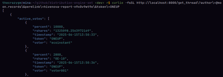 api working