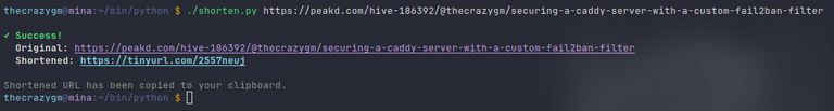 Fun with Python: A Command-Line URL Shortener