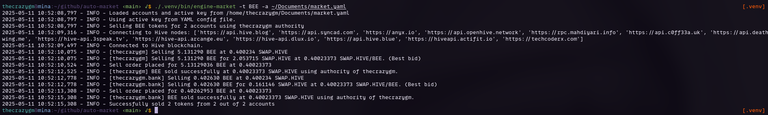 Auto-Market Tool Update: Now Selling Hive-Engine Tokens Too!