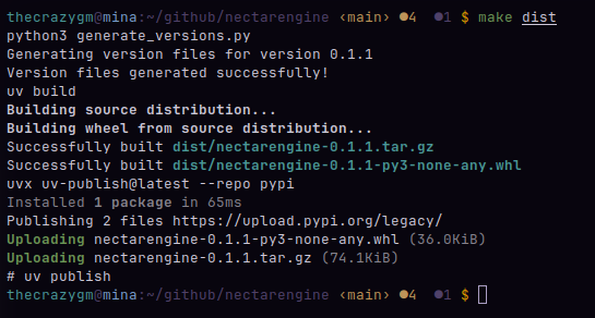 Necessity is the Mother of Invention: Nectarengine v0.1.1 is Here!