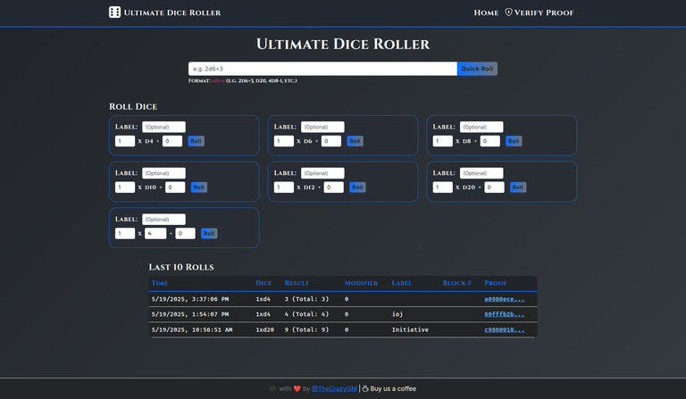 Ultimate Dice Roller Gets a Blockchain Upgrade!
