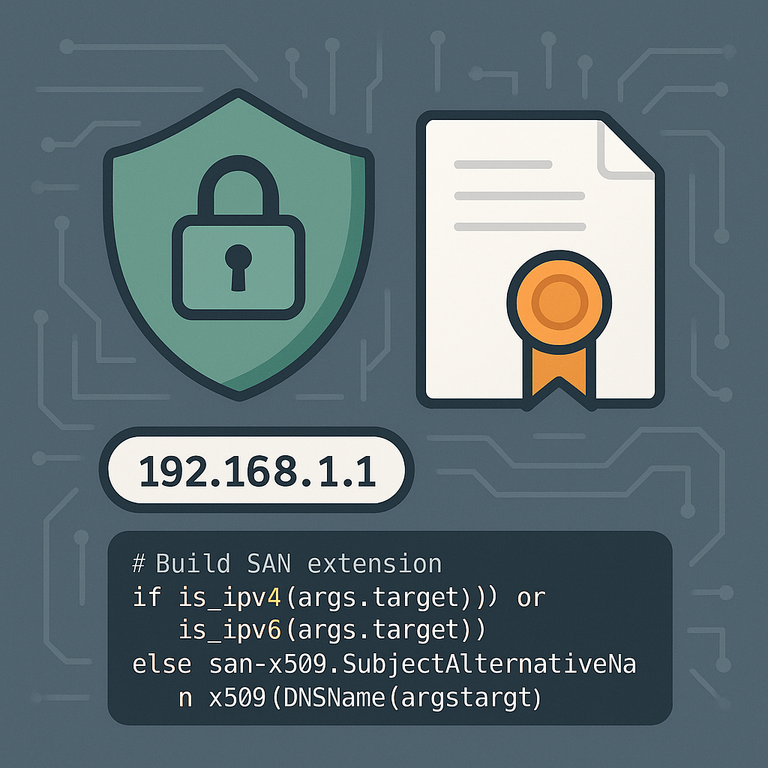 A Learning Experience: From OpenSSL to a Python Certificate Generator