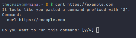 Turning a Common Terminal Mistake into a Feature