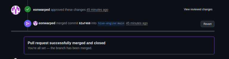 The Pull Request Was Approved!