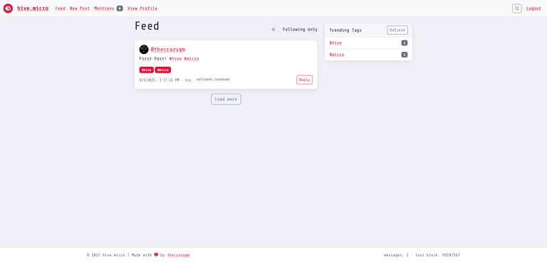 Announcing hive.micro: A New Microblogging Platform on Hive