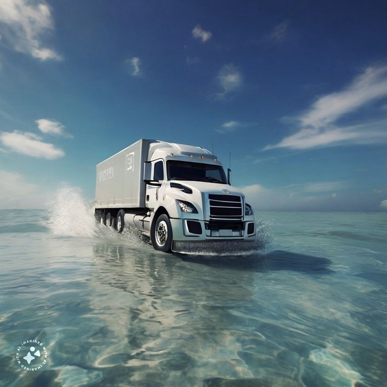 Create-an-image-of-a-truck-going-over-the-surface-of-clear-ocean-water-in-landscape-mode.jpeg