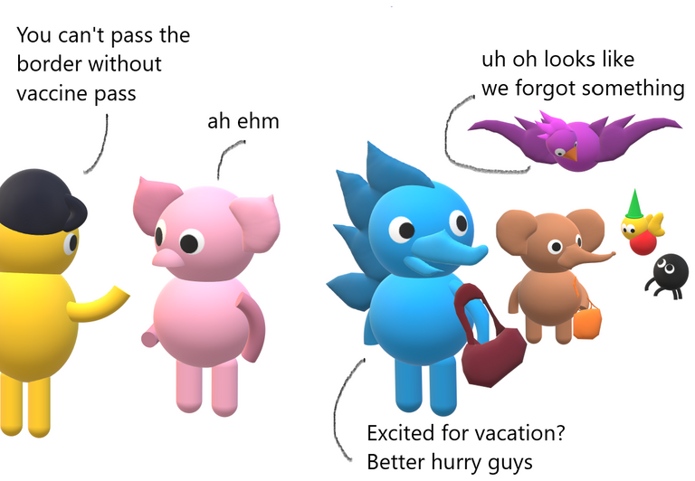 pinky and spiky vacay.png