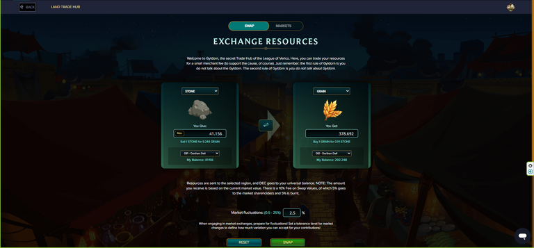 First Option: Swap Stone for Grain