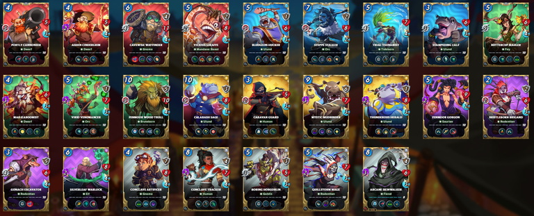 Delegated Conclave Arcana cards