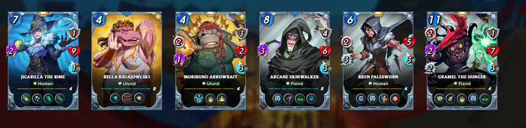 My initial Conclave Arcana lineup