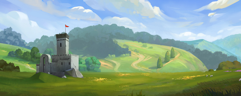 Hills with a Keep