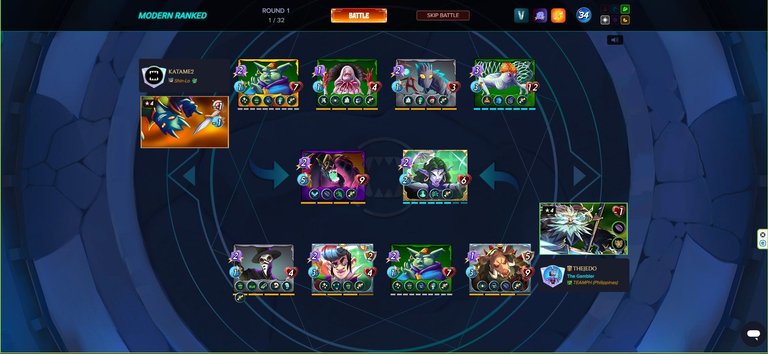 Fizbo granting adjacent units protection from potential reflected magic damage.