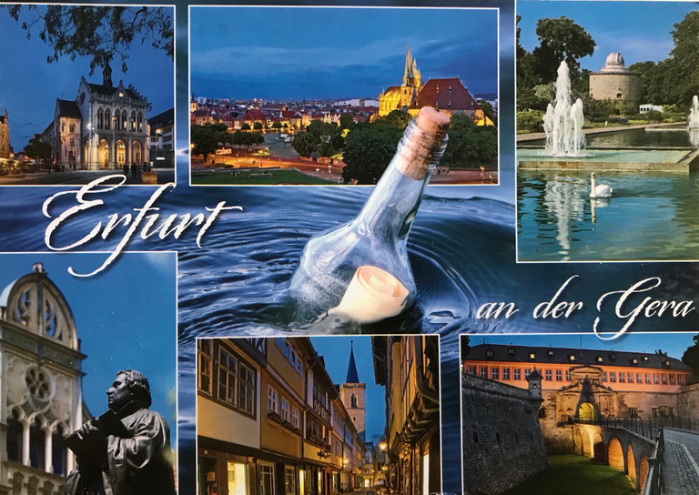 Before I travelled to Graz, I visited Erfurt./ Bevor ich nach Graz fuhr, besuchte ich Erfurt.